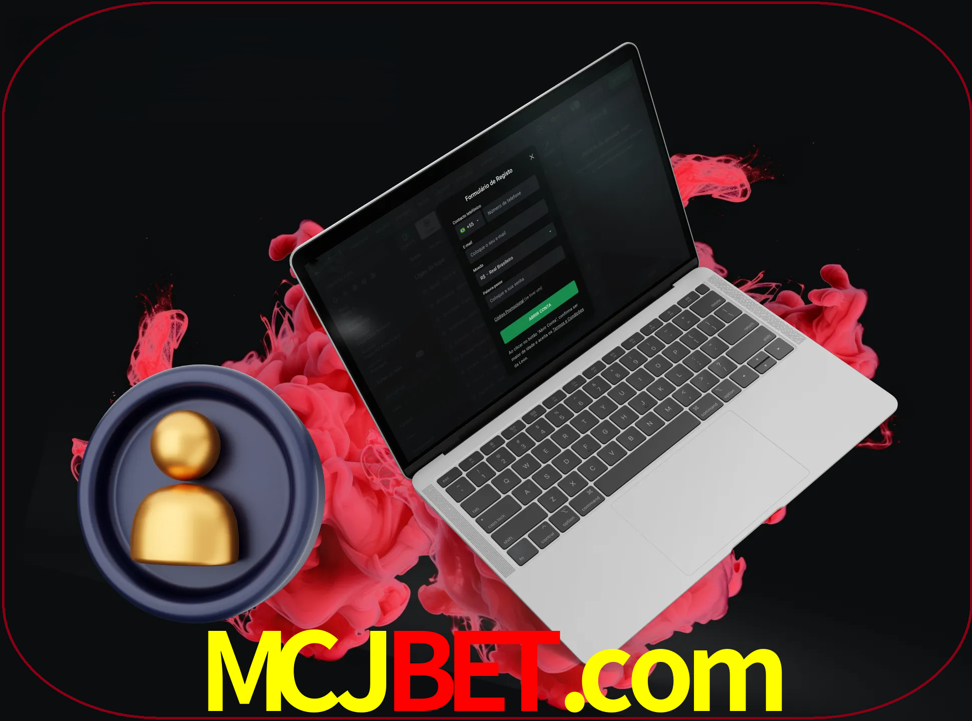 No cabeçalho do site mcjbet, clique no botão que o levará a um formulário especial onde terá de introduzir as suas informações actuais.