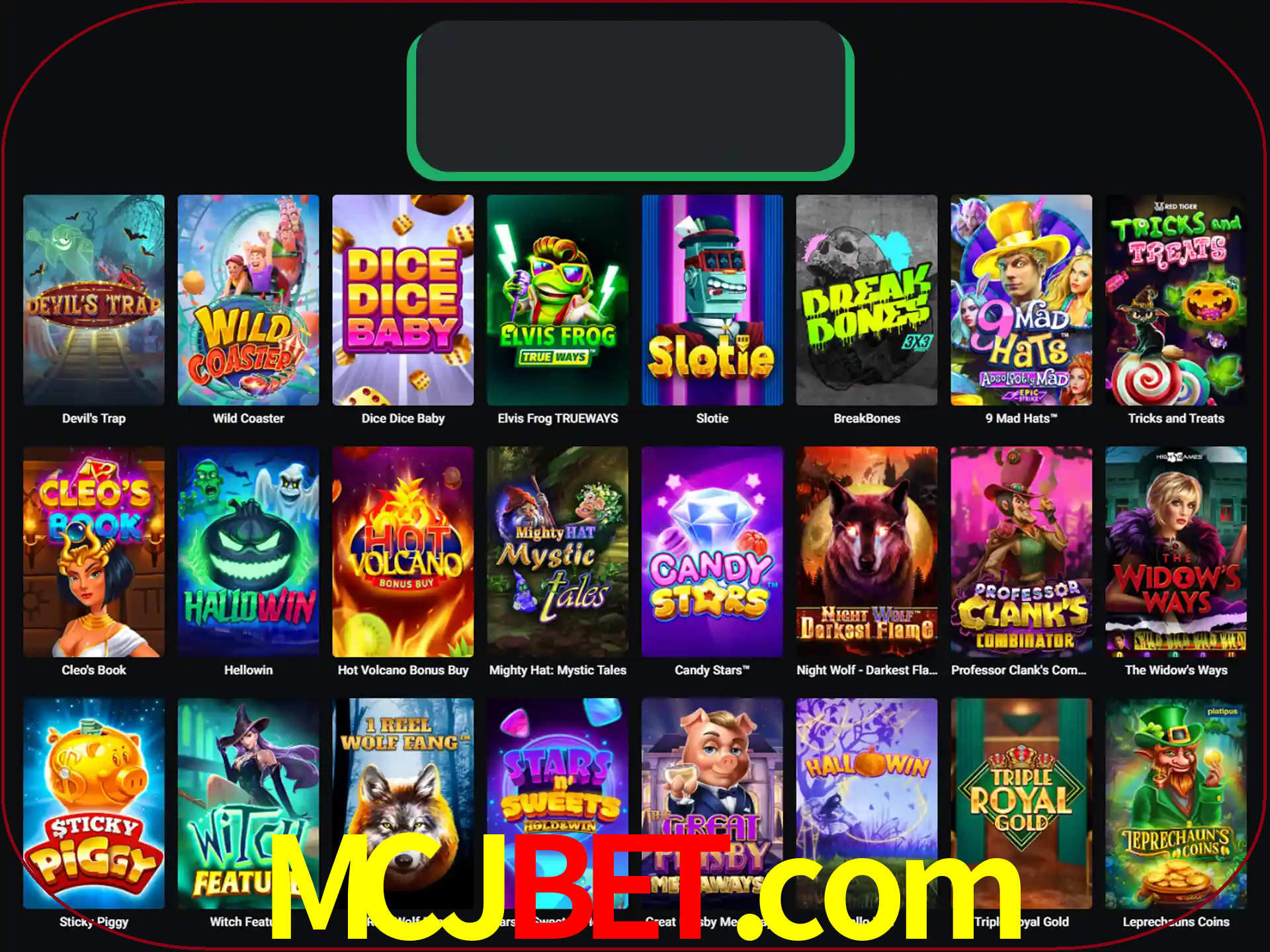 Procure por seus amados jogos de slot.
